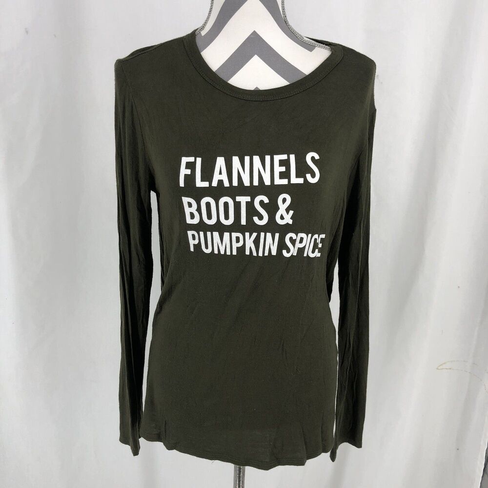 Sweet Claire Flannels Boots Pumpkin Spice Fall Harvest Latte Women's Size Large